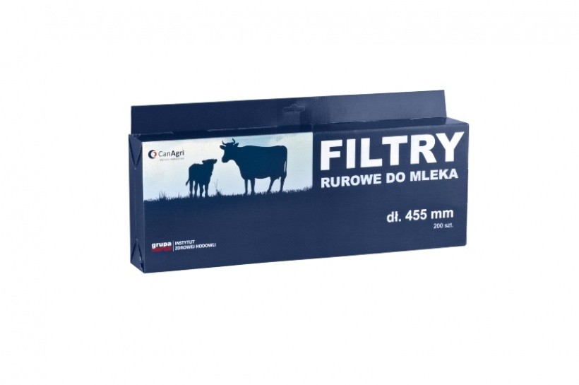 Milk filters for milking parlours and robots